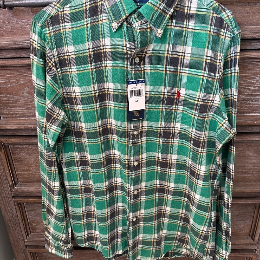 Ralph Lauren Classic Fit Flannel Shirt Mens size Small